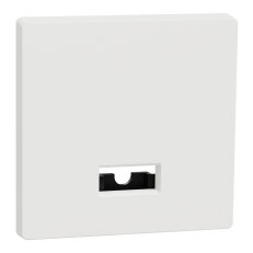 Klapka, Merten System D, s okénkem, nordic white, termoplast MTN3350-6037