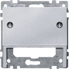 Šikmá zásuvka, Merten System M, aluminium, termoplast matný SCHNEIDER 464660