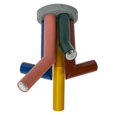 Decor Straw Ceiling 5XE27 Multicolor OSRAM 4099854454660