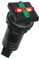 Ukazatel stavu SUS-01-Q G/R 48DC 22mm zelená/červená ELECO 1009551