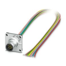 Přístrojový konektor zpředu stěny SACC-SQ-M12MS-8CON-25F/0,5X 1239721