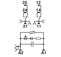 Reléový modul RIF-1-RPT-LV-24AC/2X21MS PHOENIX CONTACT 1049232