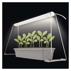 LED GROW pěstební lampa na sazenice 15 W, časovač, bílá EMOS Z7903