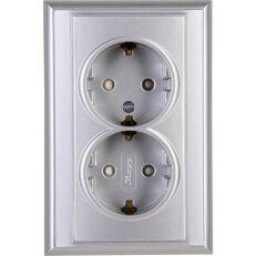 927620086 Double earthed socket outlet,