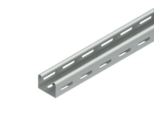 Kabelový mini žlab, 50x50x6000 mm, t=0,75 mm, děrovaný NIEDAX RL 50.050/6