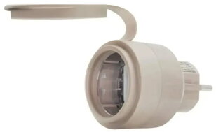 Chytrá zásuvka SHELLY OUTDOOR PLUG S GEN3, IP44, WiFi, BT, Matter mokka