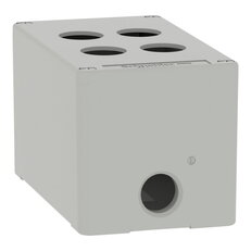 Skříň kovová, Šedá, M20 4 otvory, 22MM 80X130X77 UL CSA    SCHNEIDER XAPD2504
