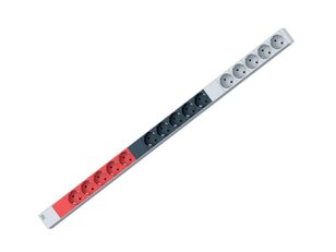 Bachman 800.0107 ALU 1U 15xCEE7/3 3ph power 3,0m CEE 16A rd