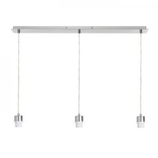 MORE 80 stropní závěsná základna chrom 230V E27 3x42W RENDL R11777