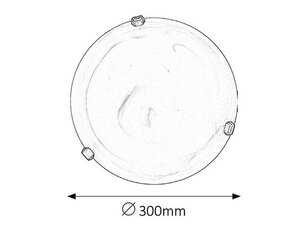 Alabastro E27 1x 60W IP20 rýžový kámen sklo/bronz úchyt RABALUX 3203