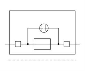 Pojistkový modul, se sponkou, pro pojistkové vložky G 5x20 mm a 5x25 mm, šedá