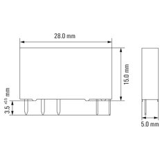 Miniaturní spínací relé RSS113024F WEIDMÜLLER 1454430000
