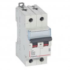 DX3 JISTIČ, 2 PÓLOVÝ, CHAR. B,50A 10000A/16KA LEGRAND 408947
