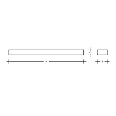 Nástěnné svítidlo Izar II 1200mm 42W 4000K 5283lm bílá LUCIS I2.L2.1200.92