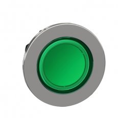 Signální hlavice zapuštěná Zelená pro integrovanou LED SCHNEIDER ZB4FV033
