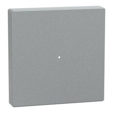 Kryt pro tlačítkový modul 1násobný System-M aluminium SCHNEIDER MEG5210-0460