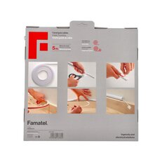 Lišta ohebná CANALROLL EasyLife samolepící 15x12mm 5m bílá FAMATEL 71501A