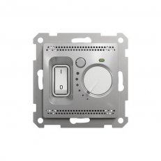 Sedna D/E Podlahový termostat 16A, Aluminium SCHNEIDER SDD113507