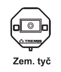 Štítek označení zemnící tyč (plast) TREMIS VS065