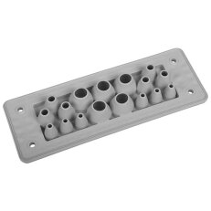 Průchodová deska MH24 F17-2 (IP66) černá MOREK MBA8N17B24
