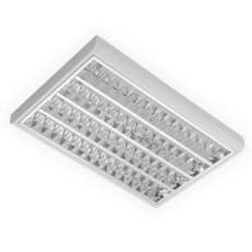 Svítidlo LLL4000, 4x LED 840, 611mm, lesklá mřížka, přisazené, NONSELV 350mA