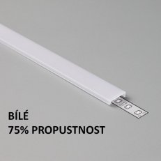 4731381 Plexi KLIK bílé pro FKU11, 12, 20, 60, 35, 45, 50, 1m FKU-P-KLIK-1M-W