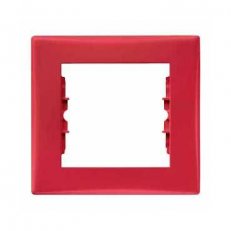 Sedna Rámeček jednonásobný, Red SCHNEIDER SDN5800141