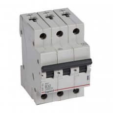 RX3 JISTIČ, 3 PÓLOVÝ, CHAR. B, 32A 6000A LEGRAND 419172