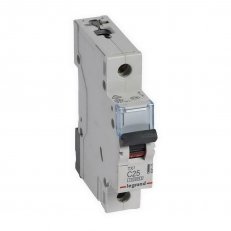 TX3 JISTIČ, 1 PÓLOVÝ, CHAR. C, 25A 10000A LEGRAND 404173