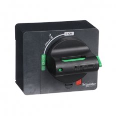 Schneider LV426930 Přímá černá otočná rukojeť PP-B, NSXm