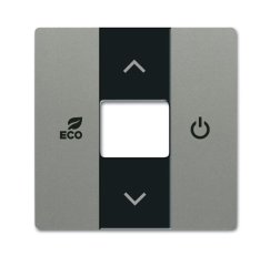ABB Solo Kryt pro termostat prostorový metalická šedá CP-RTC-803