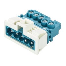 vidlice vestavná, 5-pól, gesis mini, barva modrá, code 2 WIELAND 91.952.9453.0