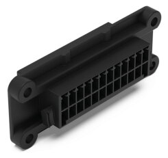 Konektor (vidlice) pro připojení skrz panel, 36pól., černá