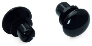 Upevňovací kolík d6 mm, pro montážní desky 1,0-2,5 mm Plast černá WAGO 770-601
