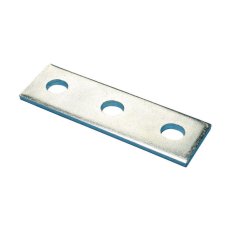 Plochý držák s třemi otvory, nerezová ocel, délka 136 mm ERICO ZEA103S6 387532