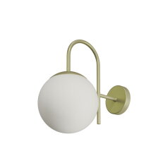 Přisazené svítidlo se skleněným stínidlem OSMONT ANCHA 2 7W IP40 E27 zlato