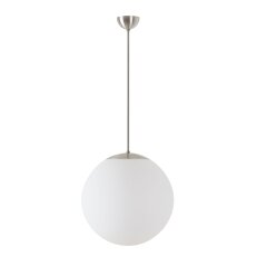 Závěsné svítidlo se skleněným stínidlem OSMONT ADRIA P3 13W IP40 E27 nerez