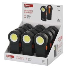 COB LED svítilna plastová, 3× AAA EMOS P4715