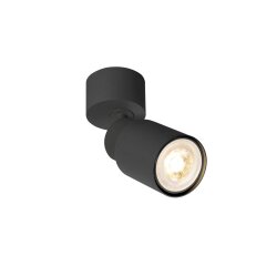 PURI 2.0 Tube, nástěnné a stropní svítidlo, 1x max. 6W GU10, černá SLV 1008284