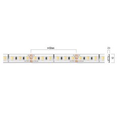 XSTRIP TUNNING WHITE IP65 10W/m 5m 60LED