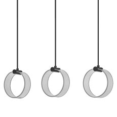 Závěsné svítidlo LEDVANCE Decor Circle 3XPendant LN 20W Click CCT Black