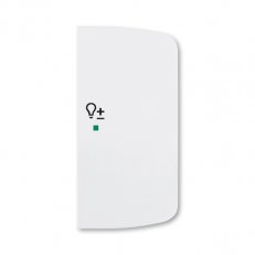 ABB Tango Kryt 2násobný pravý symbol stmívání bílá 6220A-A02204 B