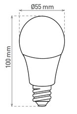 Světelný zdroj LED A55 E27 4,4W/40W CW, GREENLUX GXDS402