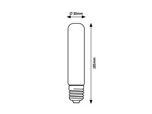 Světelný zdroj Filament LED, E27 T30, 2W, 120lm, 1800K RABALUX 79078