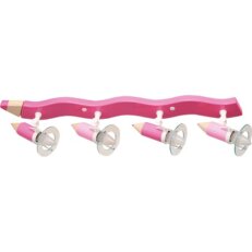 Stropní bodové svítidlo Tužka 4 růžová 4x25W IP20 E14 COMPOLUX 0720508/02