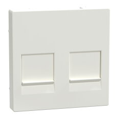 Centrální deska, Merten System M, polar white, lesklý plast MEG4562-0319