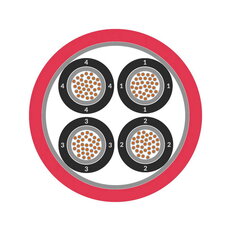 Železniční kabel UNIRAIL S 50264-3-2 300V MM FR 2X1 LAPP 15382133