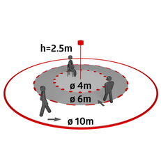 Pohybový senzor PD3-1C-SM černá mat, RAL 9005 BEG 93091