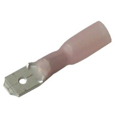 Kolík plochý se smrštovací bužírkou, průřez 0,5-1,5mm2/6,3x0,8mm KPPS 1,5-68