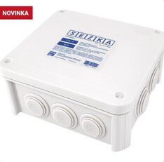 Krabicová rozvodka plastová, 90x90x52, IP55, 850C, UV, HF, SEZ-CZ PLK4010850